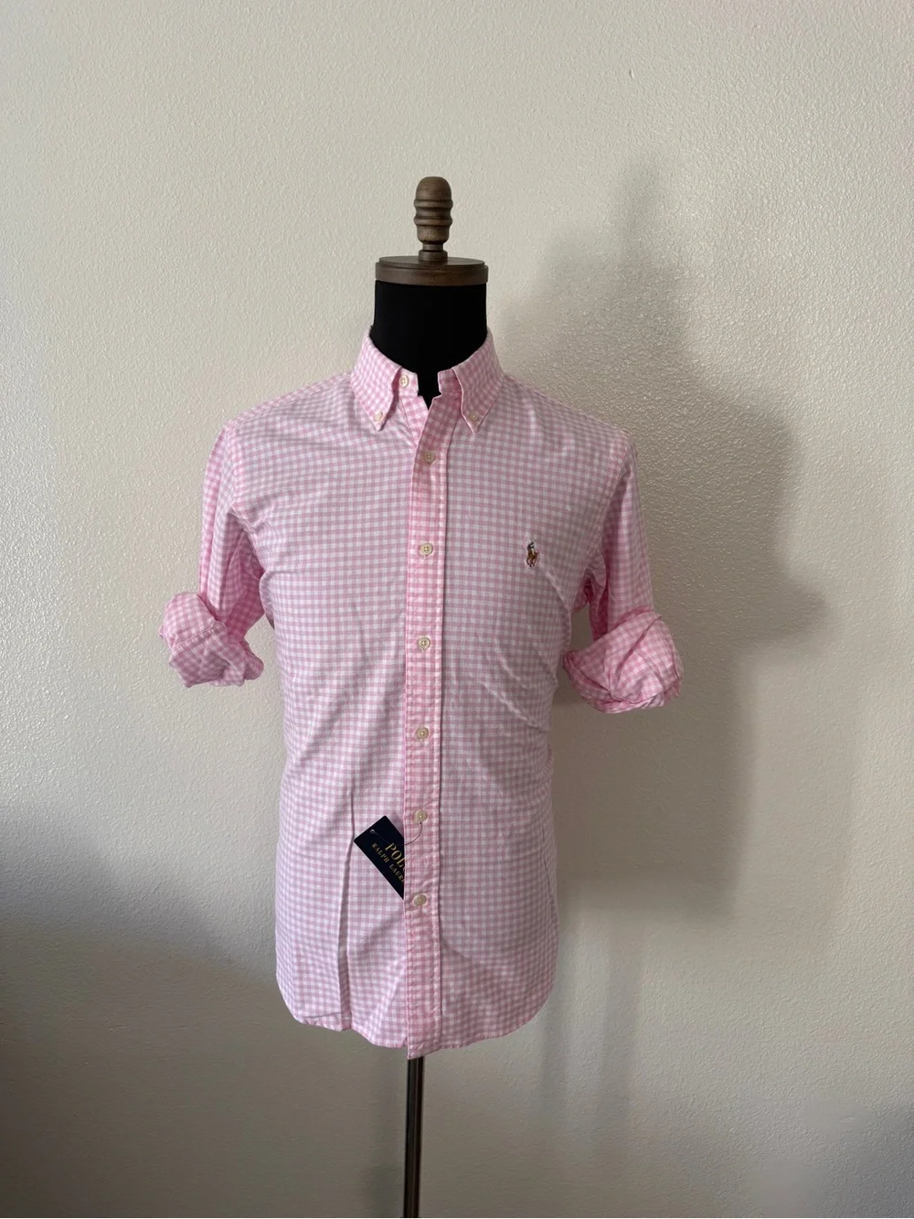 Polo by Ralph Lauren Pink Gingham Button-Down Shirt